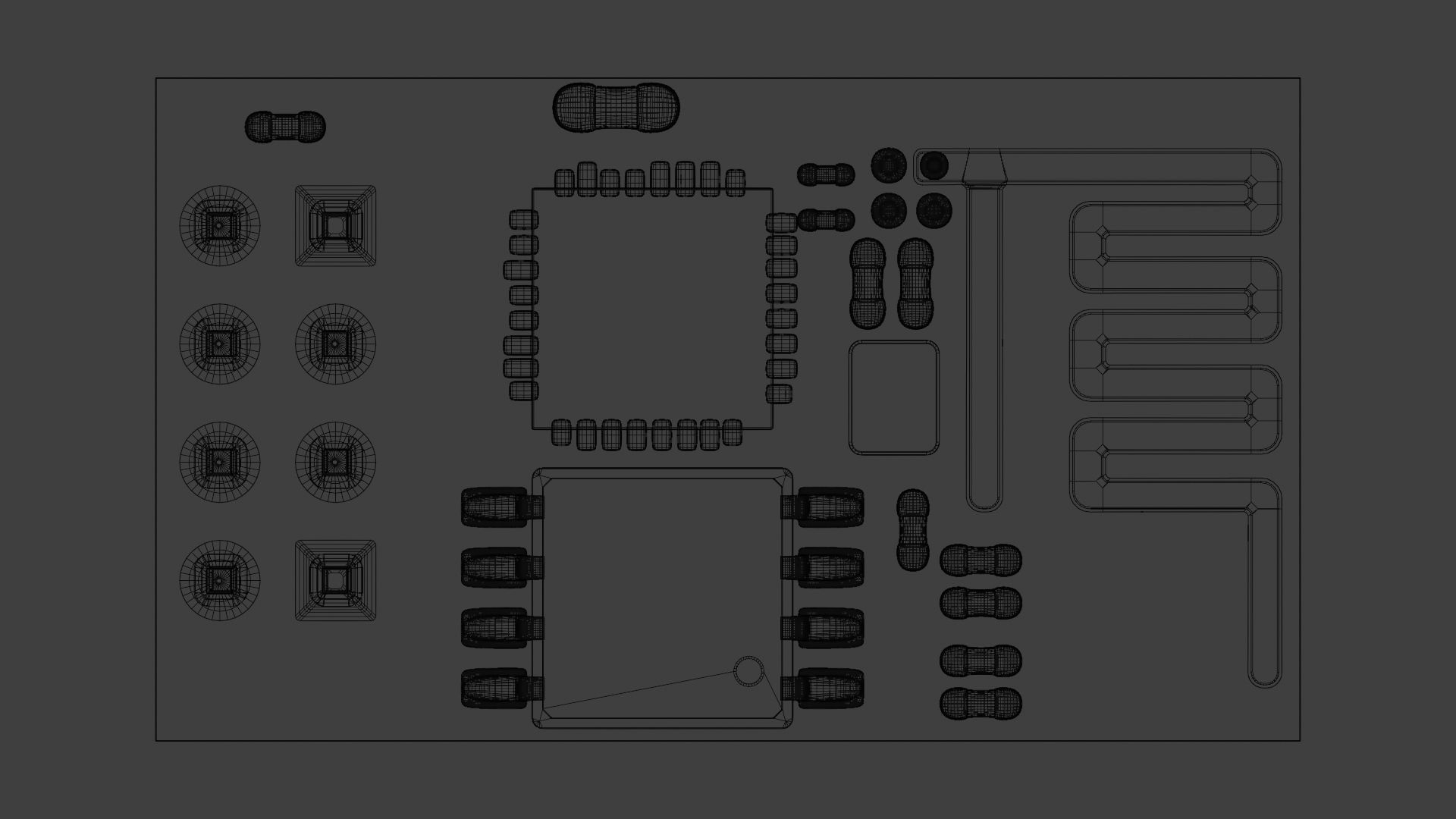 ESP8266WiFi module 3D model_3
