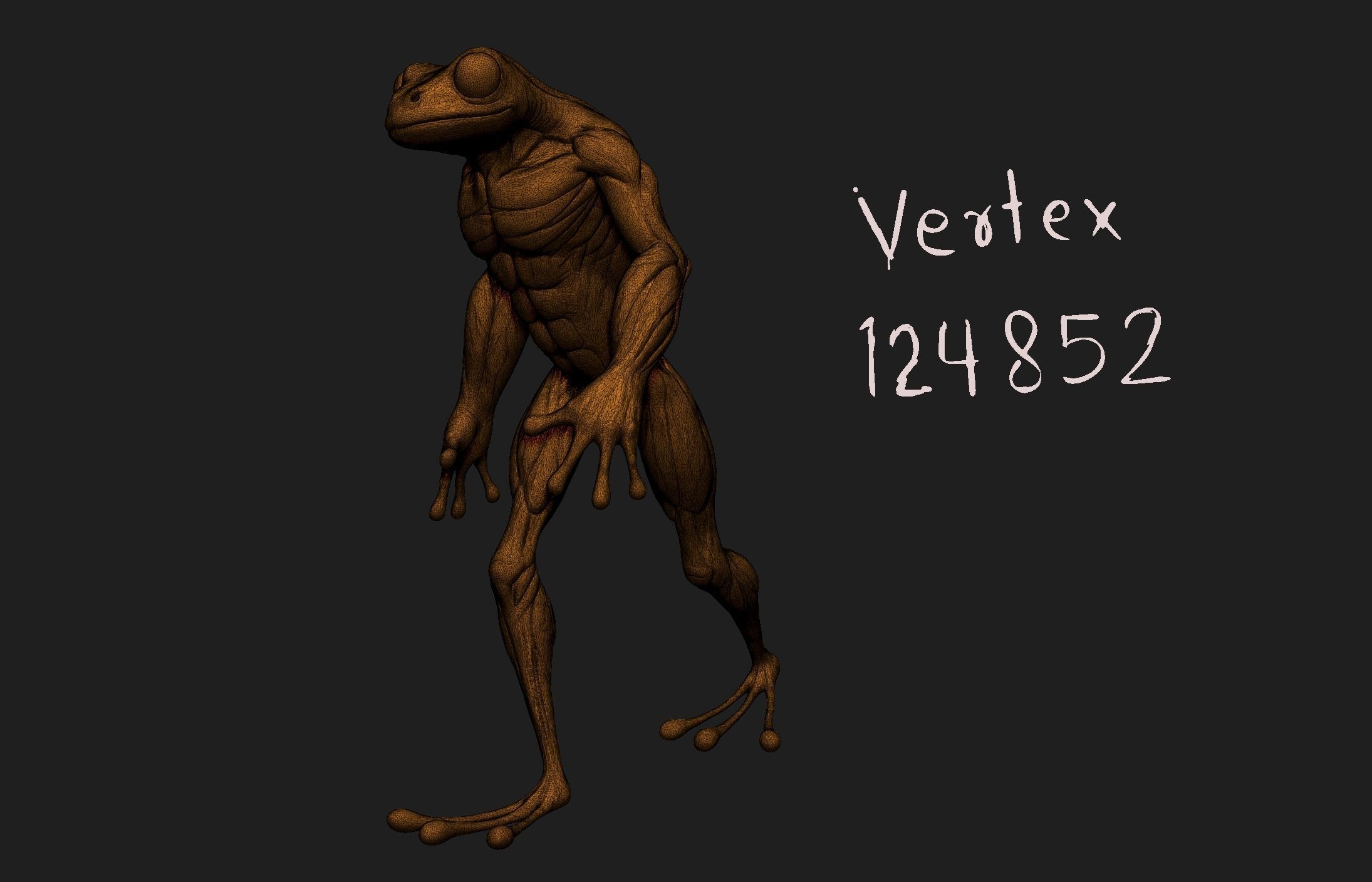 Frogman frog 3D print model_5