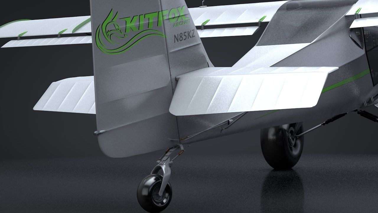 Kit Fox S7 STI Titan C4D Rigged 3D model_6