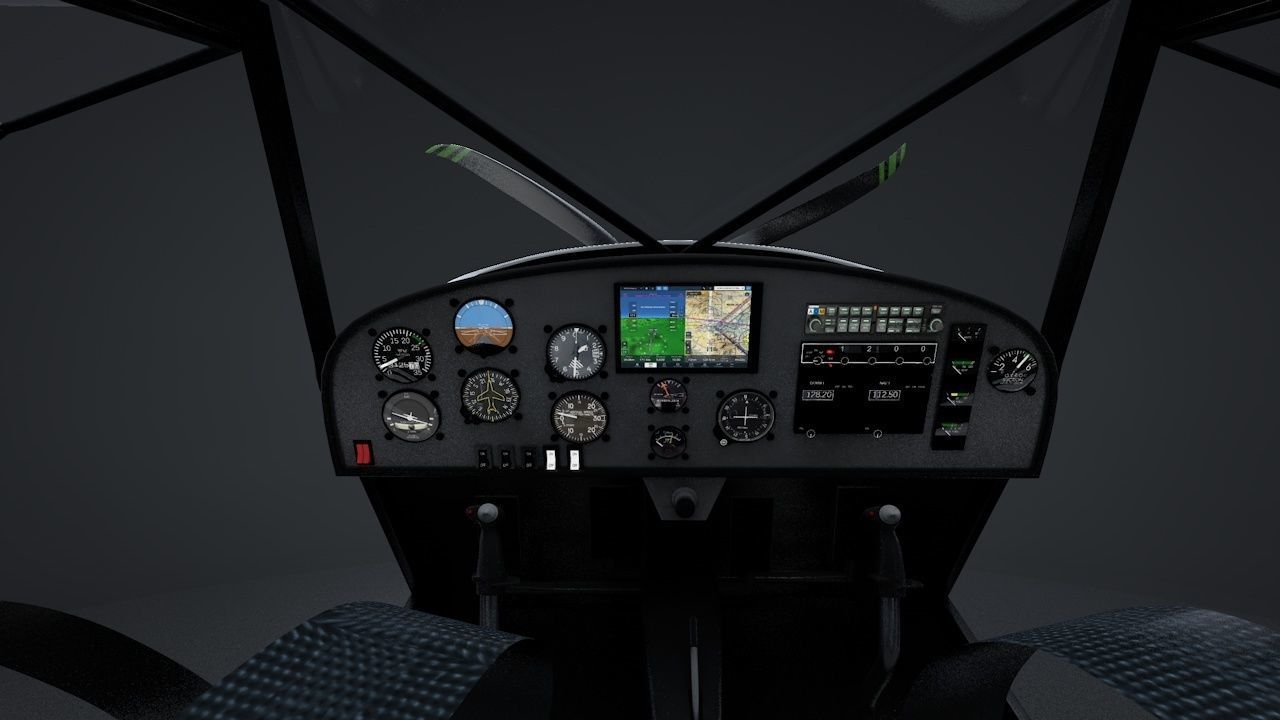 Kit Fox S7 STI Titan C4D Rigged 3D model_13