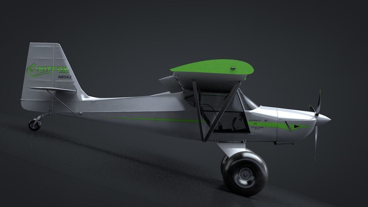 Kit Fox S7 STI Titan C4D Rigged 3D model_9