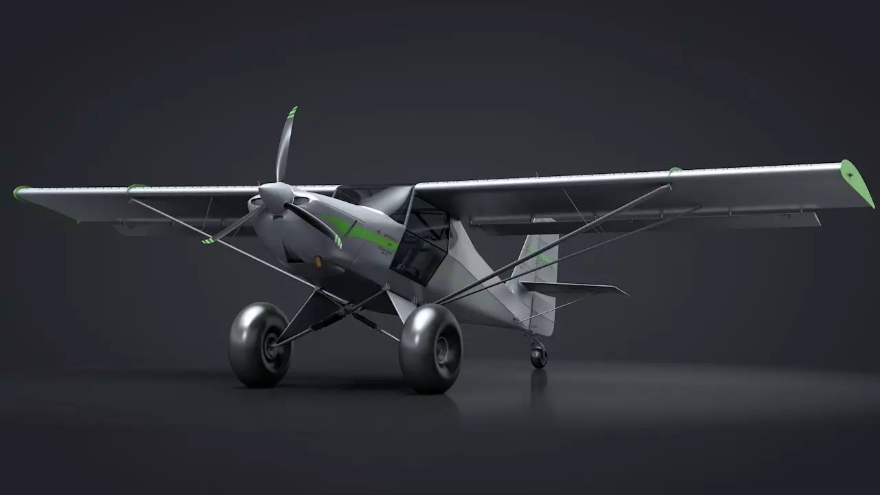 Kit Fox S7 STI Titan C4D Rigged 3D model_0