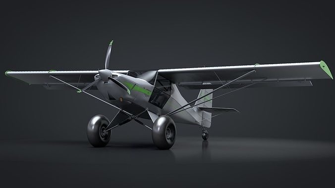 Kit Fox S7 STI Titan C4D Rigged 3D model