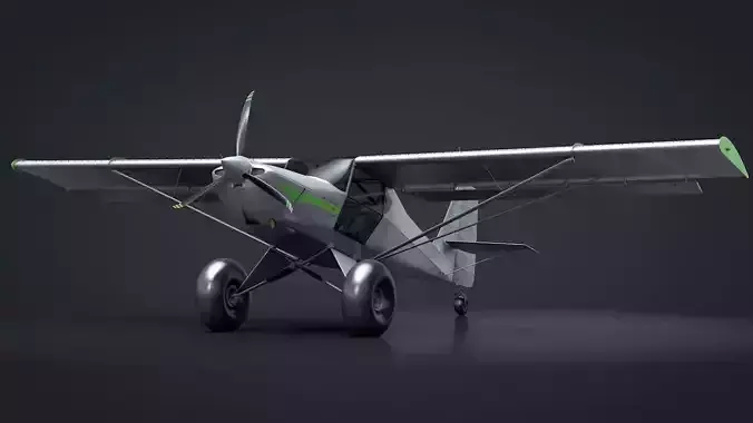 Kit Fox S7 STI Titan C4D Rigged 3D model