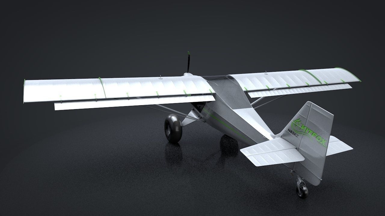 Kit Fox S7 STI Titan C4D Rigged 3D model_11