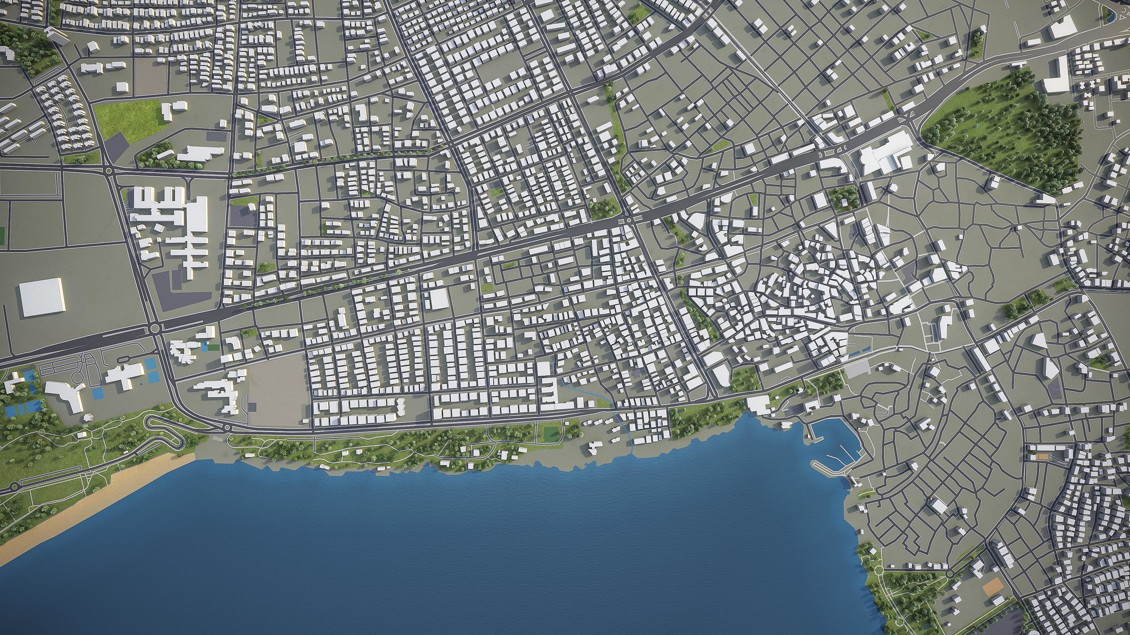 Antalya Low-poly 3D model_8