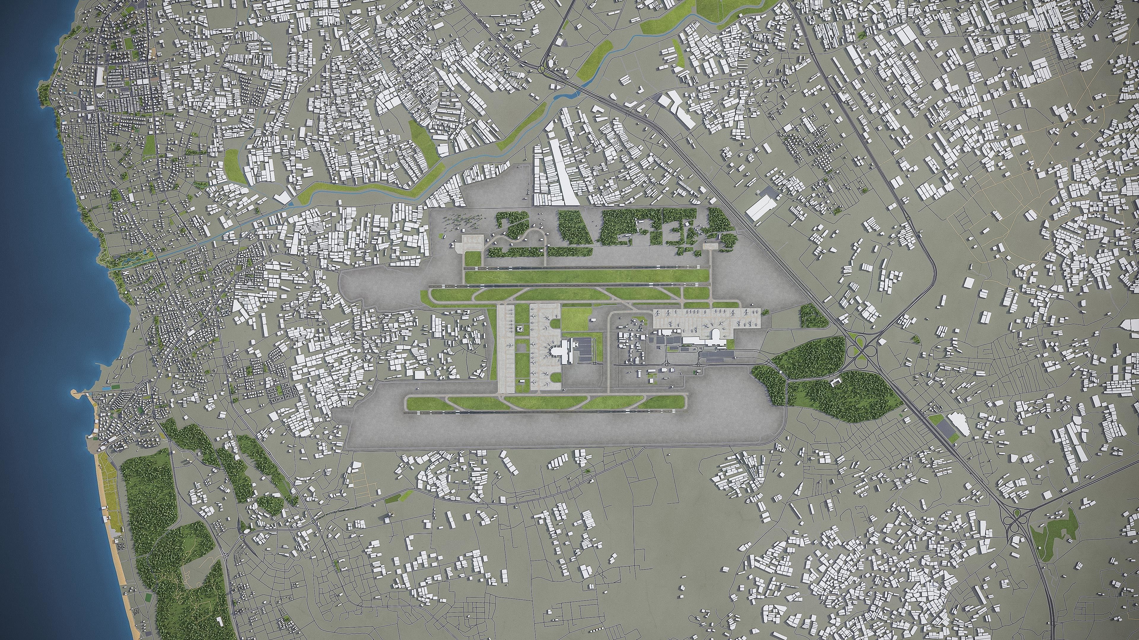 Antalya Low-poly 3D model_16