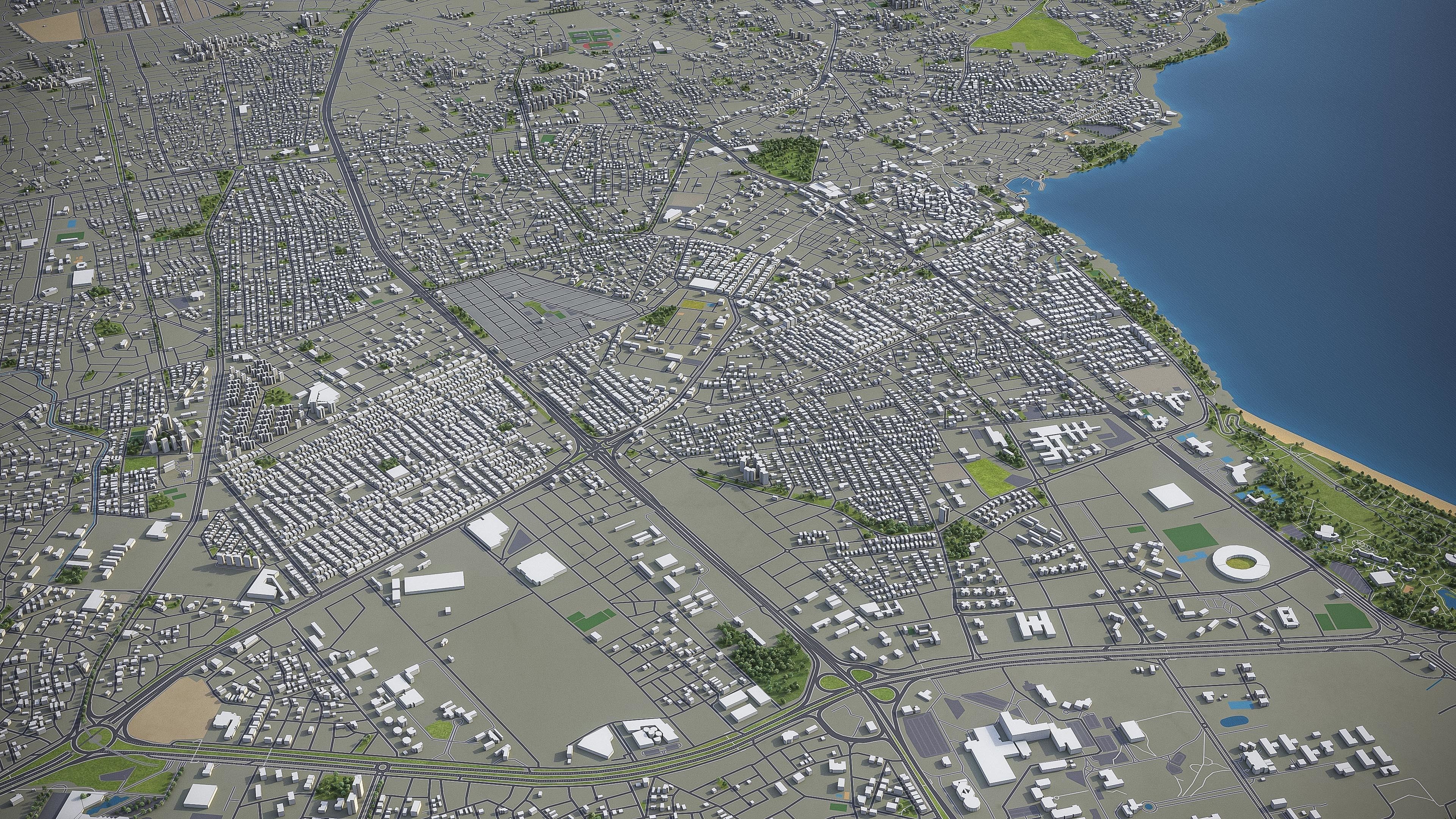 Antalya Low-poly 3D model_6