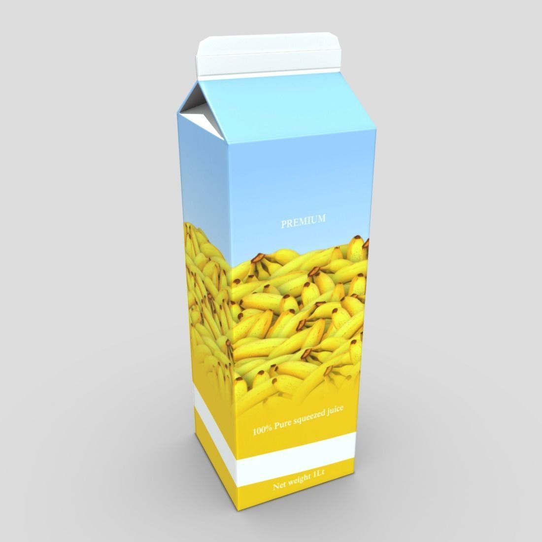 Banana Juice 3D model_8