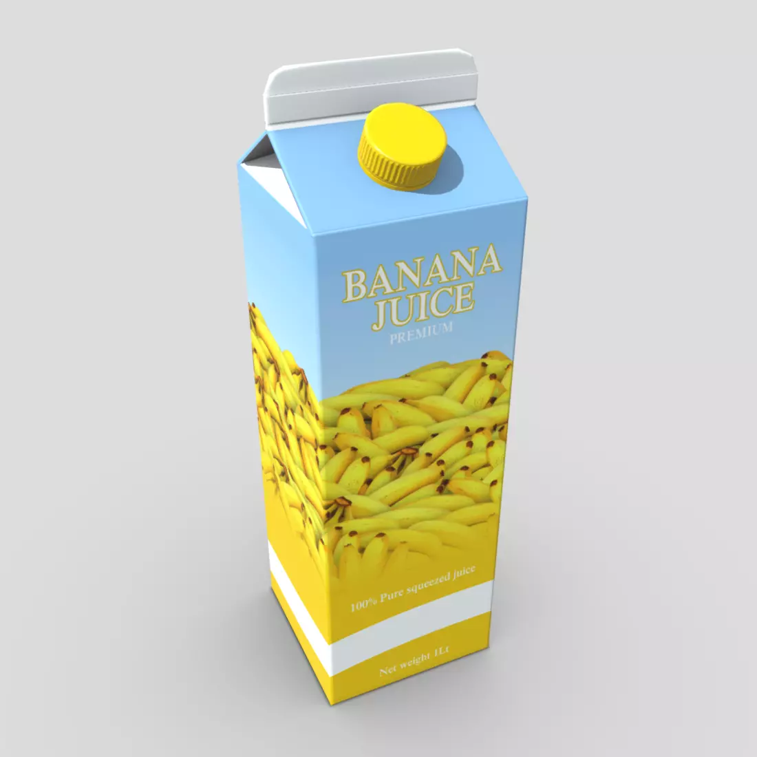Banana Juice 3D model_0