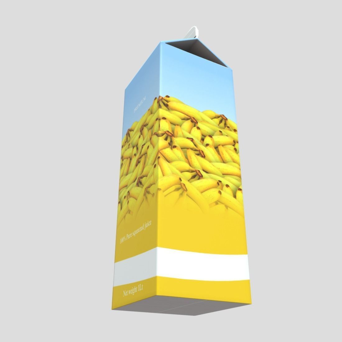 Banana Juice 3D model_10