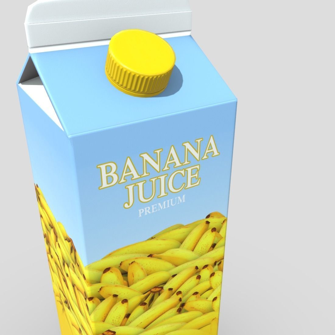 Banana Juice 3D model_12