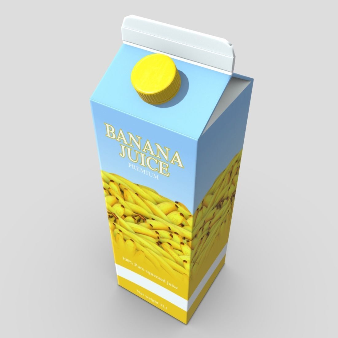 Banana Juice 3D model_4