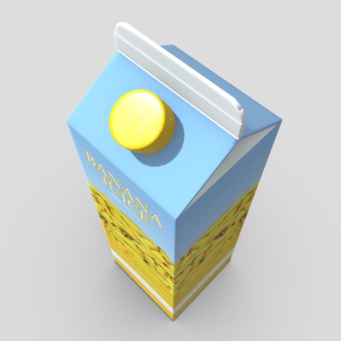 Banana Juice 3D model_6