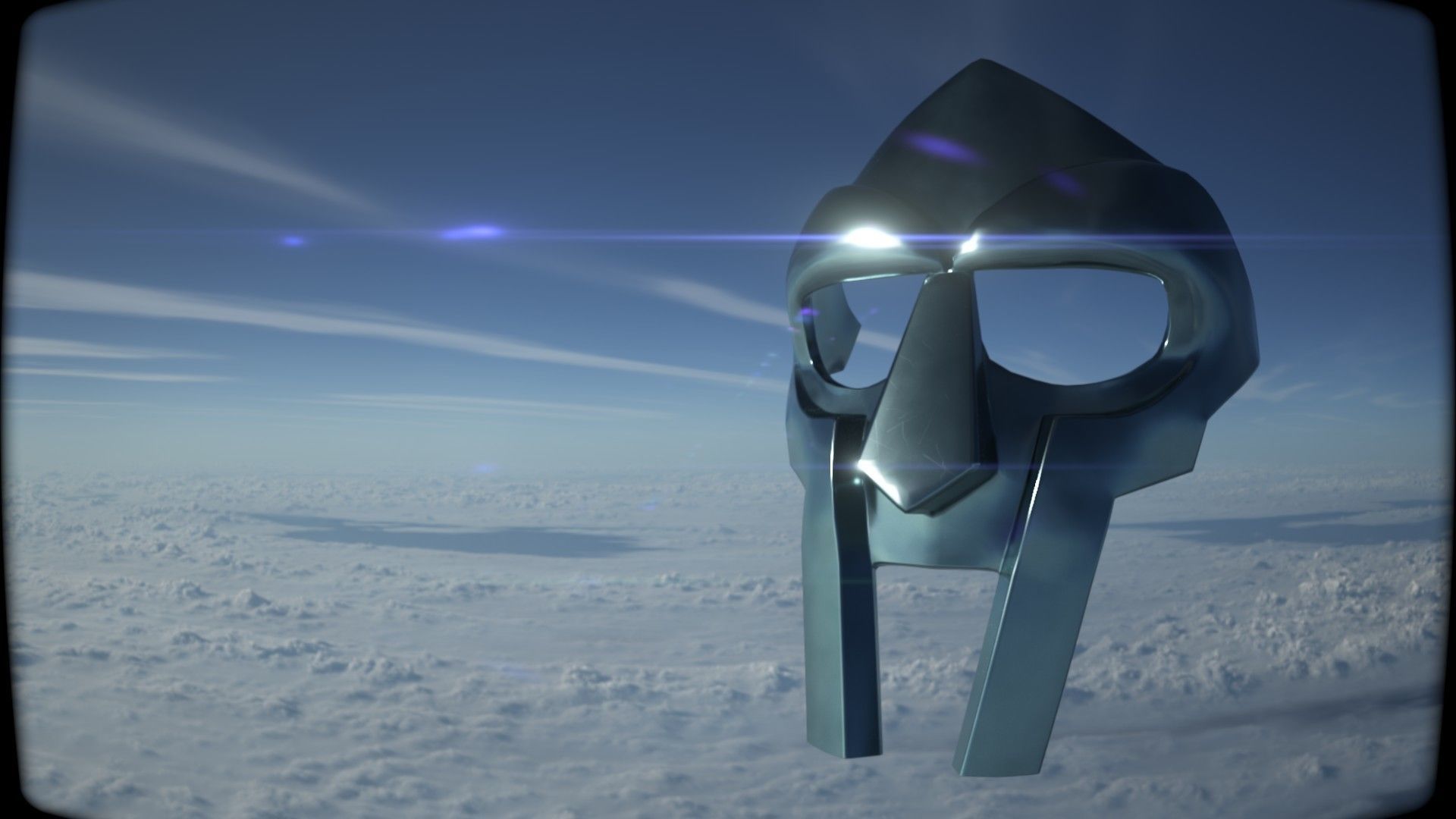 MF Doom Mask Low-poly 3D model_6