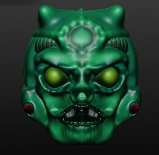 Monster Head 1 3D print model