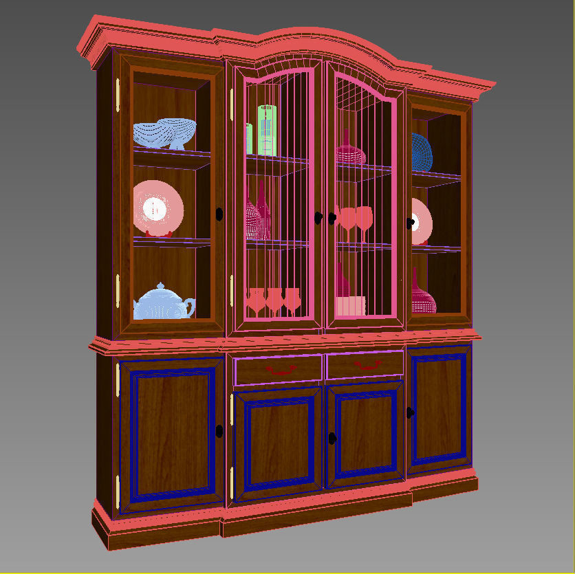 Buffet Simex 3D model_4