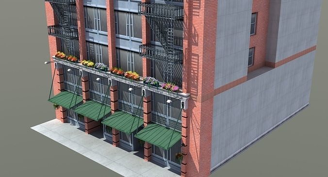 Downtown Office Apartment 3D model 7