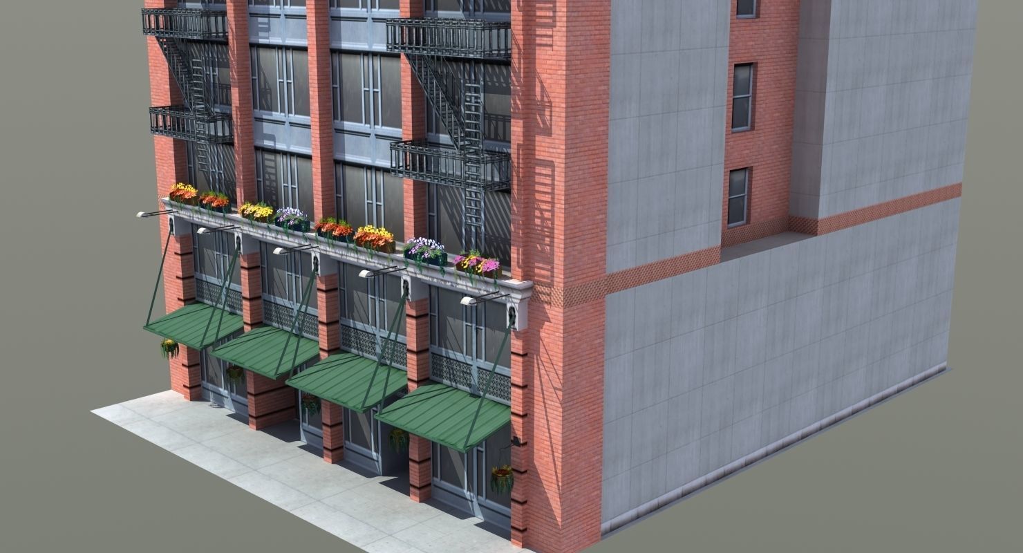 Downtown Office Apartment 3D model_14