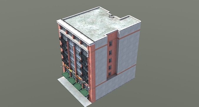 Downtown Office Apartment 3D model 6