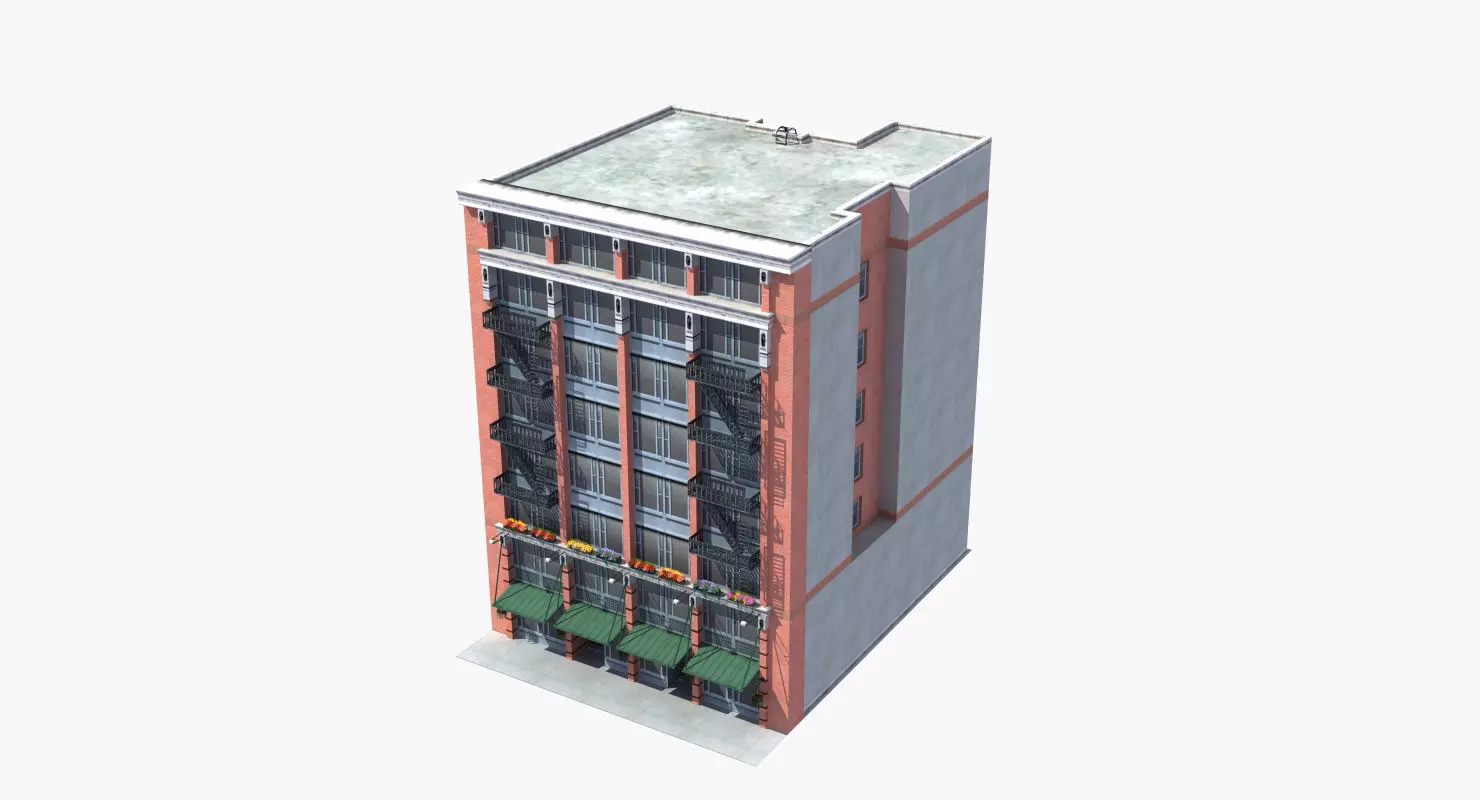 Downtown Office Apartment 3D model_0