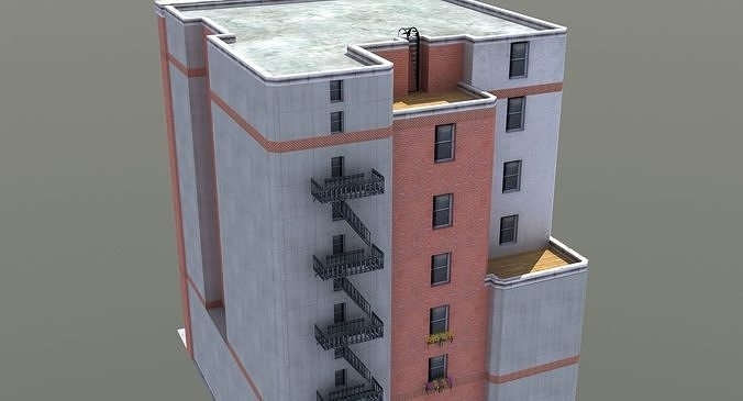 Downtown Office Apartment 3D model 4