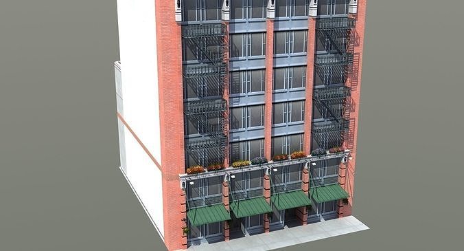 Downtown Office Apartment 3D model 2