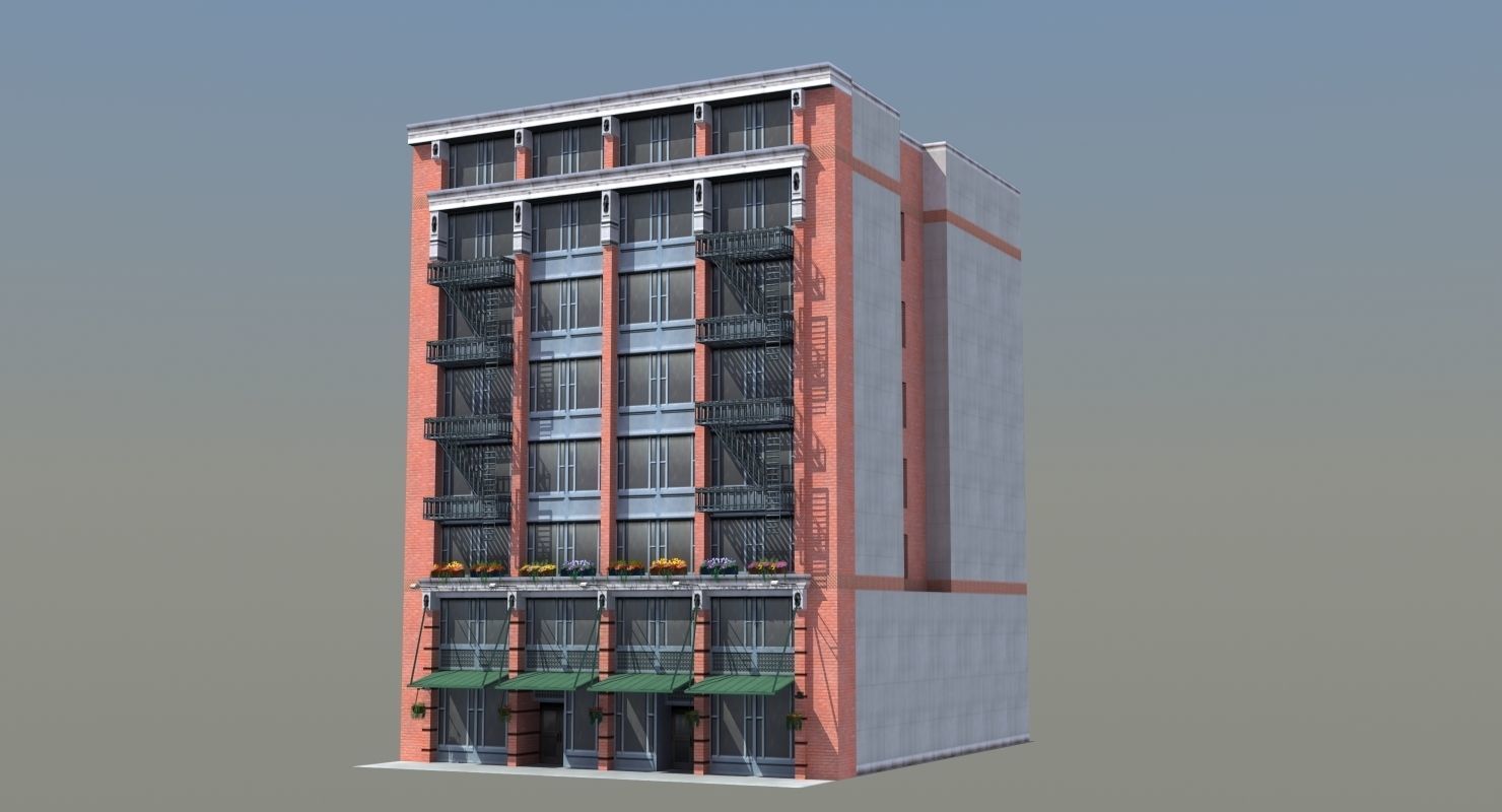 Downtown Office Apartment 3D model_21