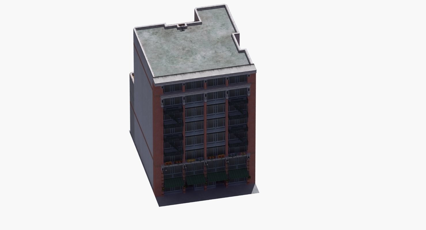 Downtown Office Apartment 3D model_46