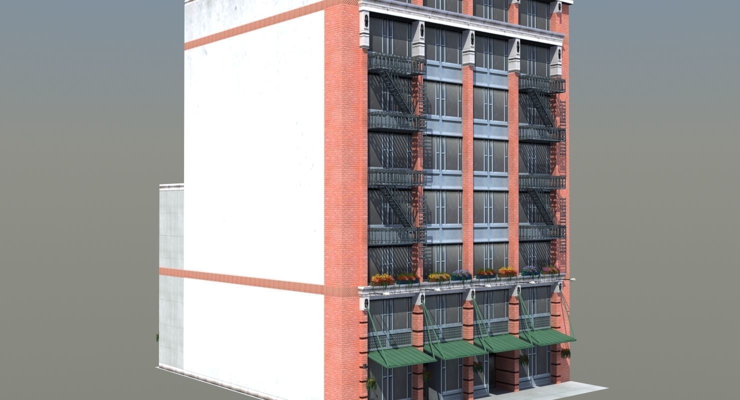 Downtown Office Apartment 3D model_8