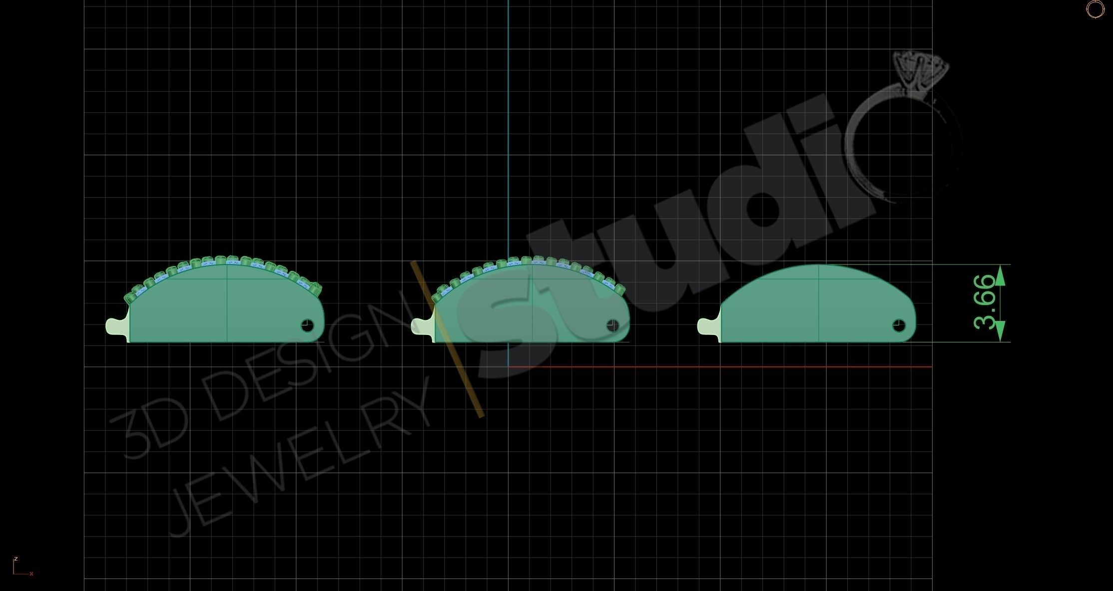 Chain lock clasp  for Cuban Link size 2 3d model 3D print model_3