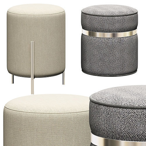My Imagination poufs 3D model