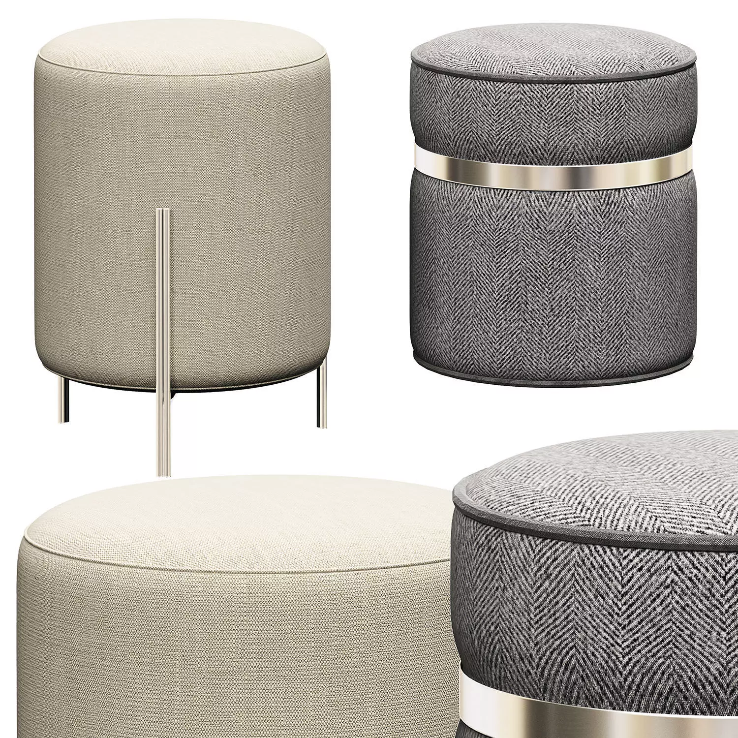 My Imagination poufs 3D model_0