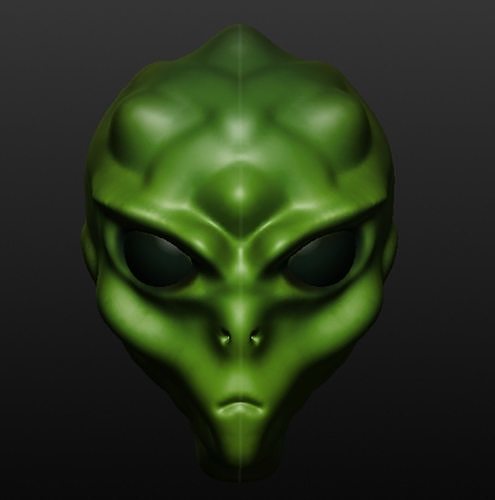 Monster Head 2 3D model