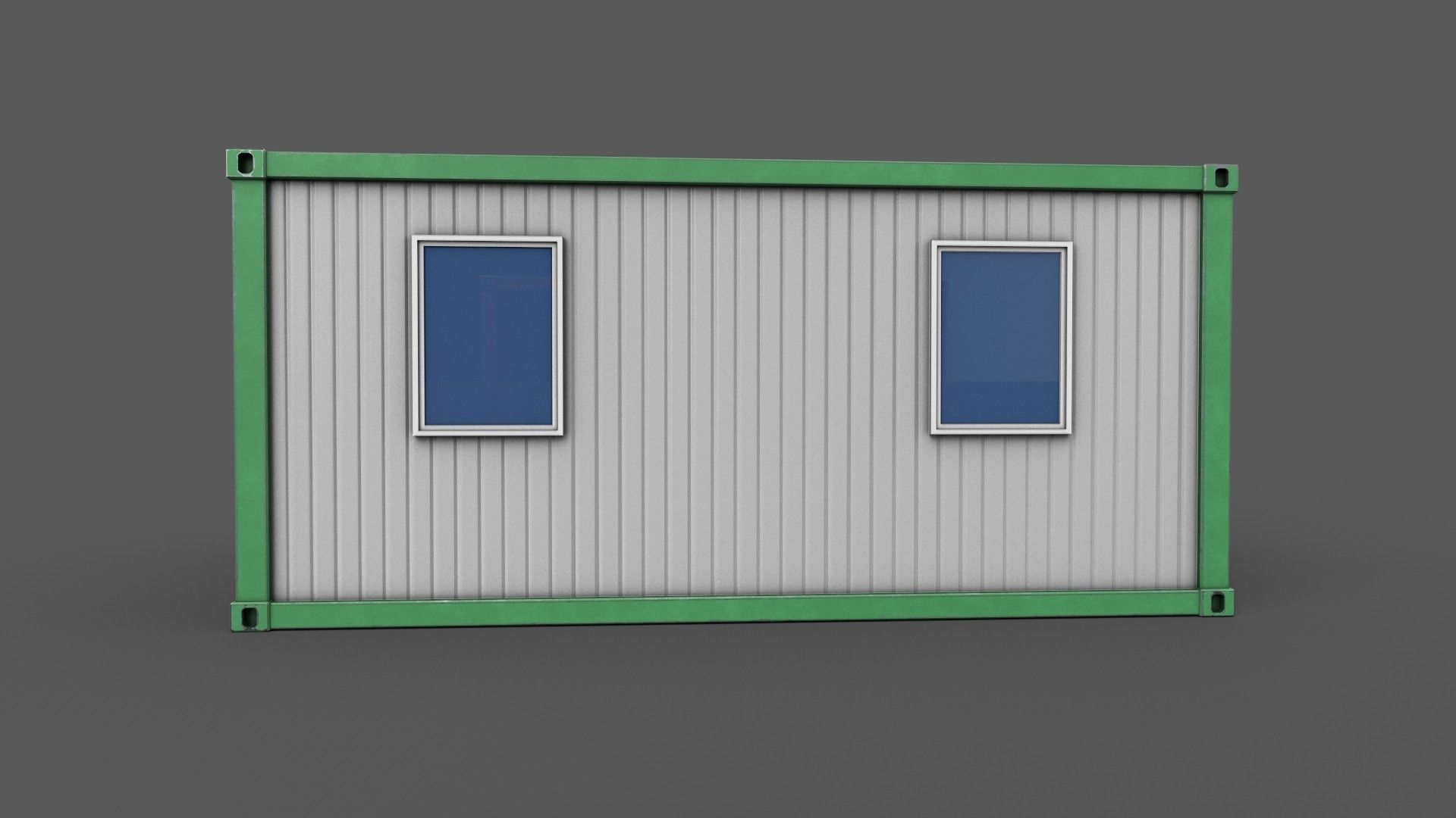 Office Container 04 Low-poly 3D model_7