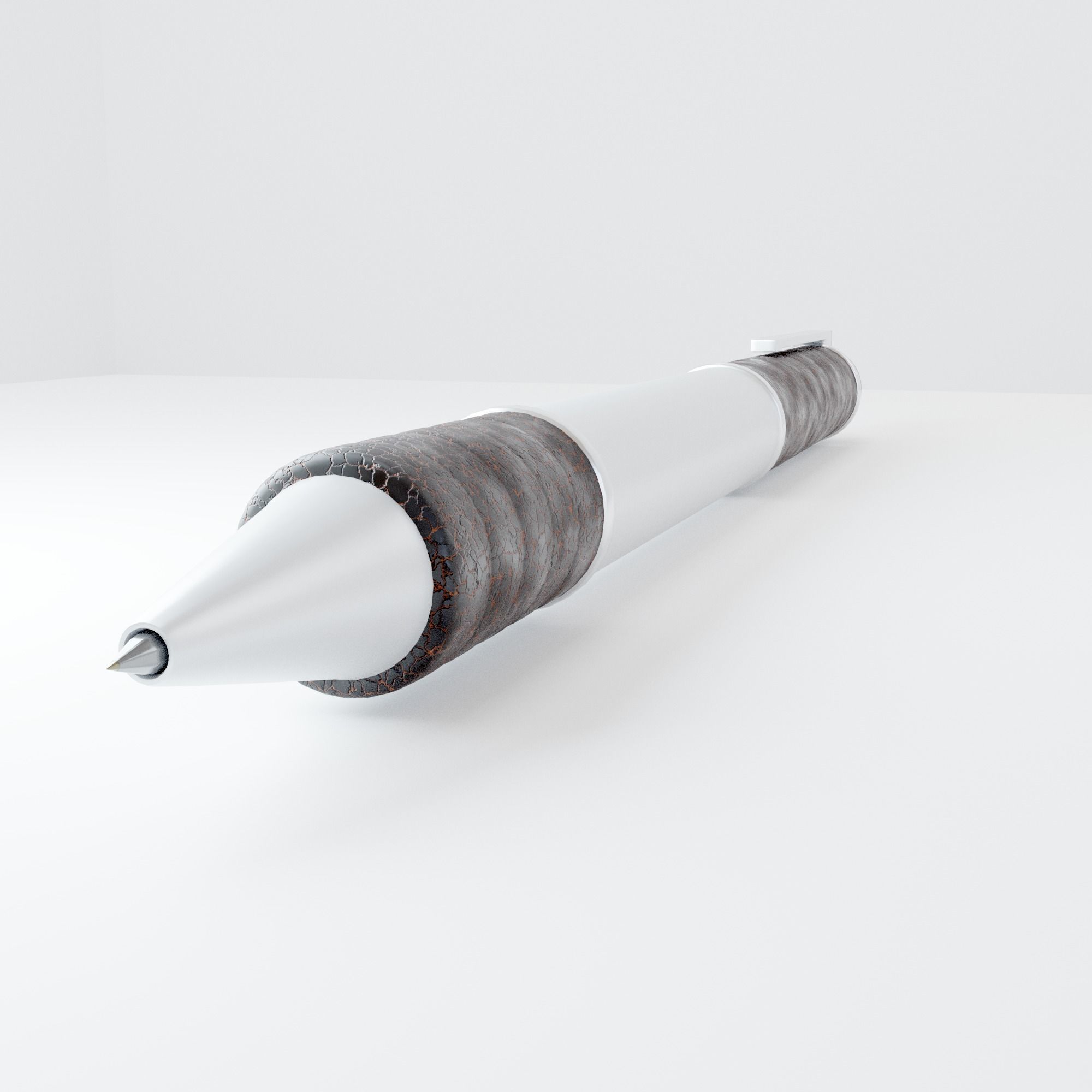 Retractable Pen Model 3D model_7