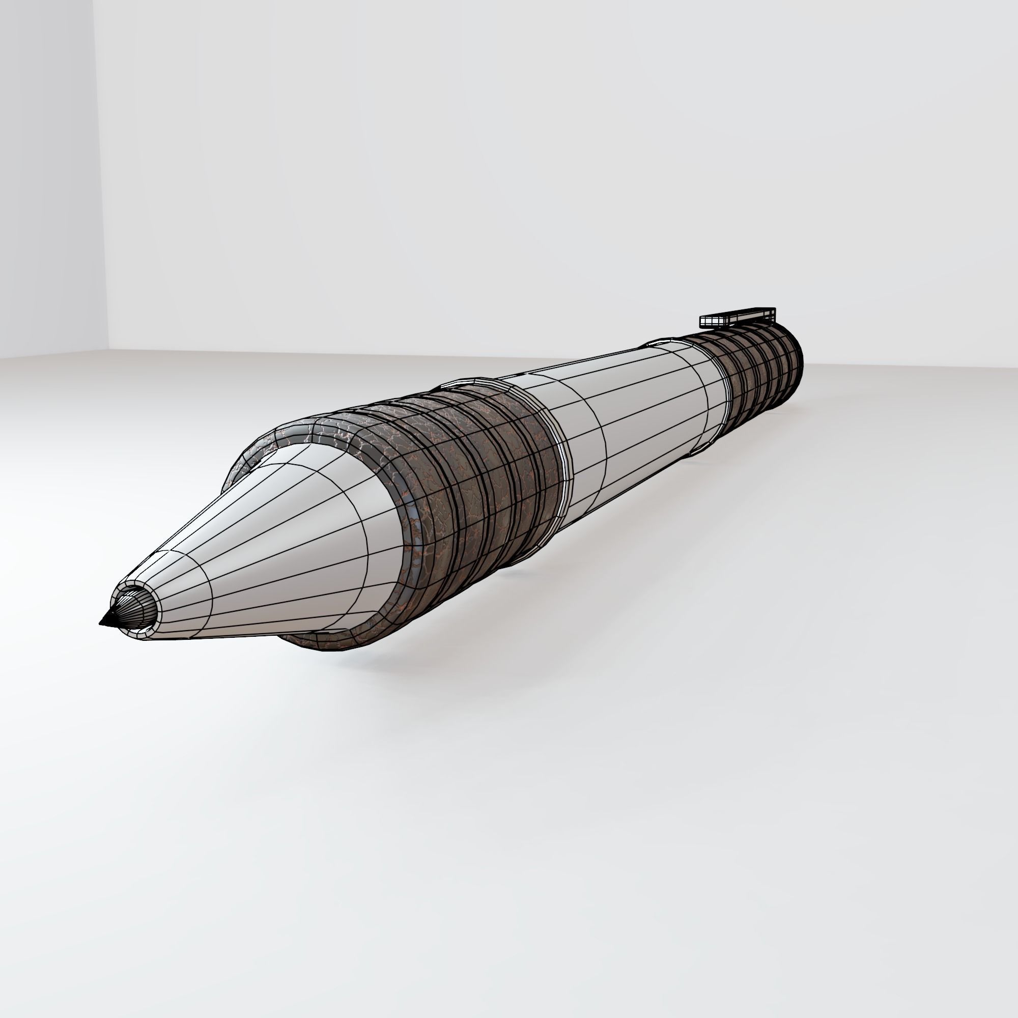 Retractable Pen Model 3D model_8