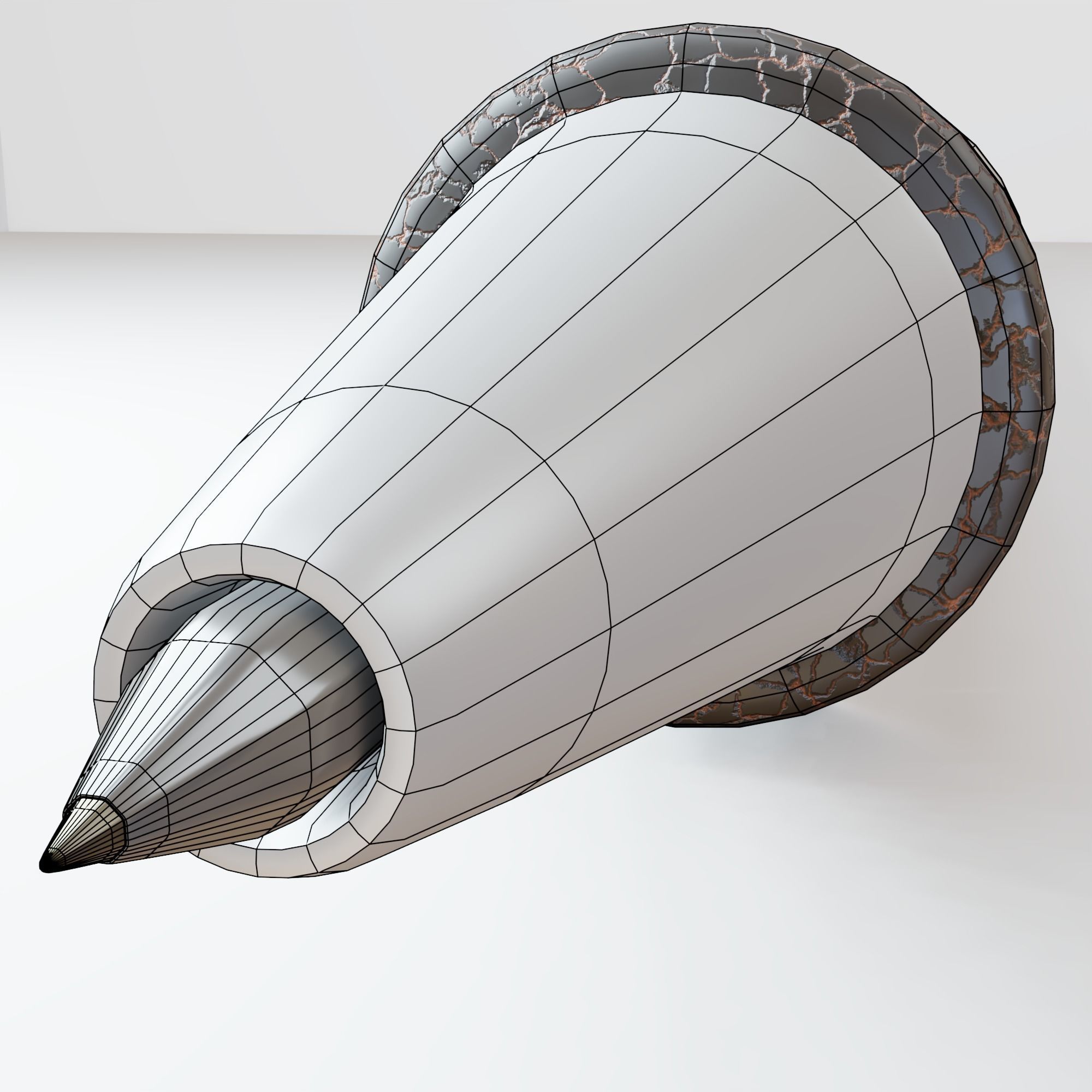 Retractable Pen Model 3D model_12