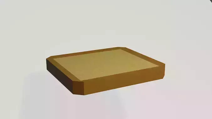 Bread lowpoly DAE OBJ FBX