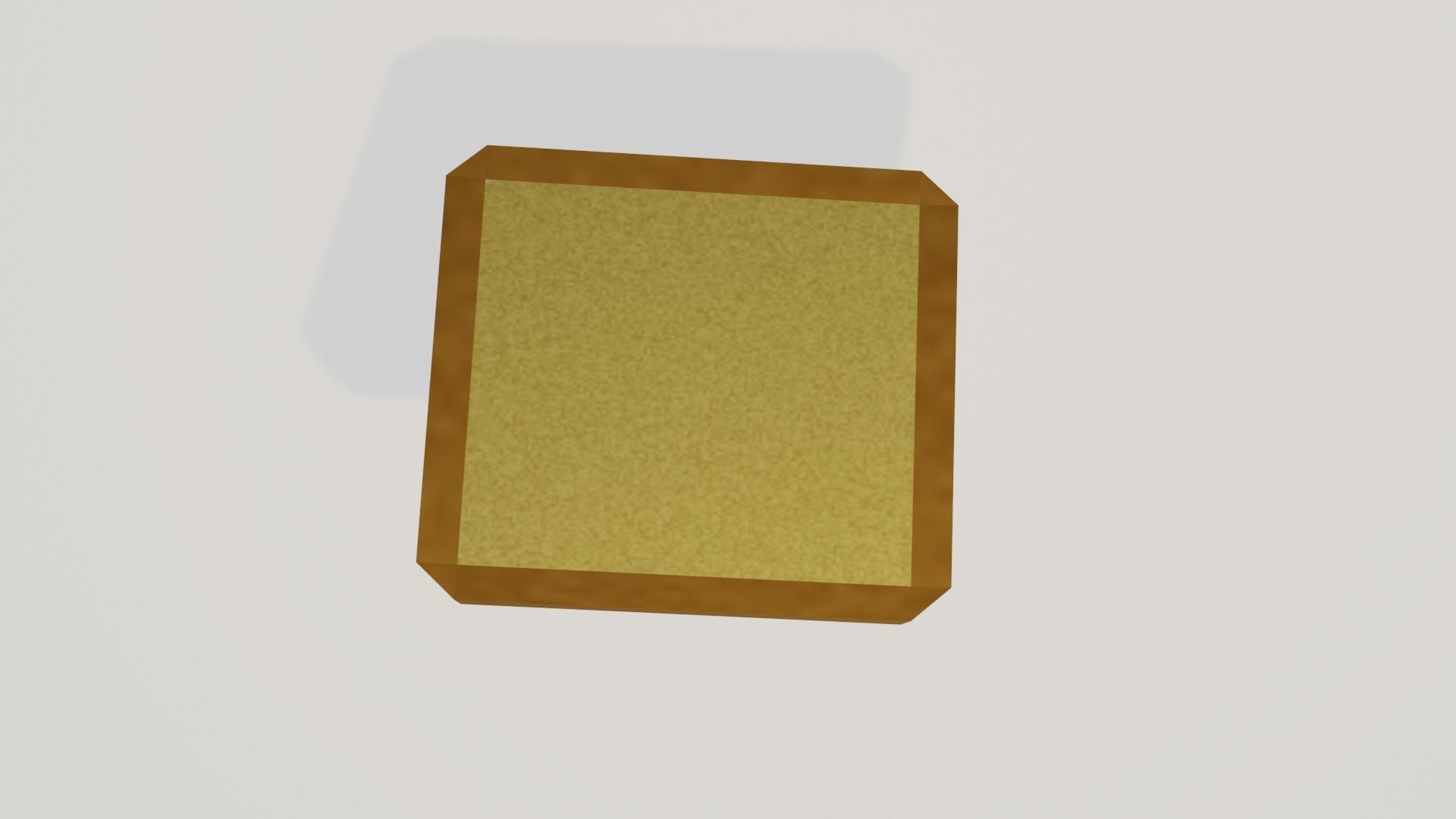 Bread lowpoly DAE OBJ FBX Free low-poly 3D model_4