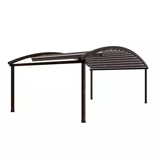 Motorized Pergola 4 rust 2