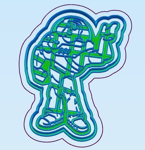 Toy Story Cookie Cutter Set 3D print model_2