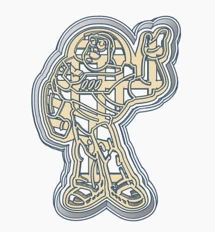 Toy Story Cookie Cutter Set 3D print model_1