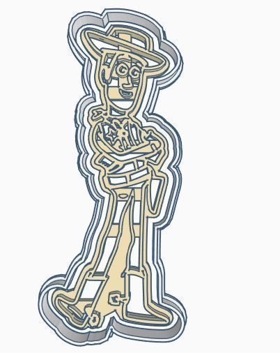 Toy Story Cookie Cutter Set 3D print model_7