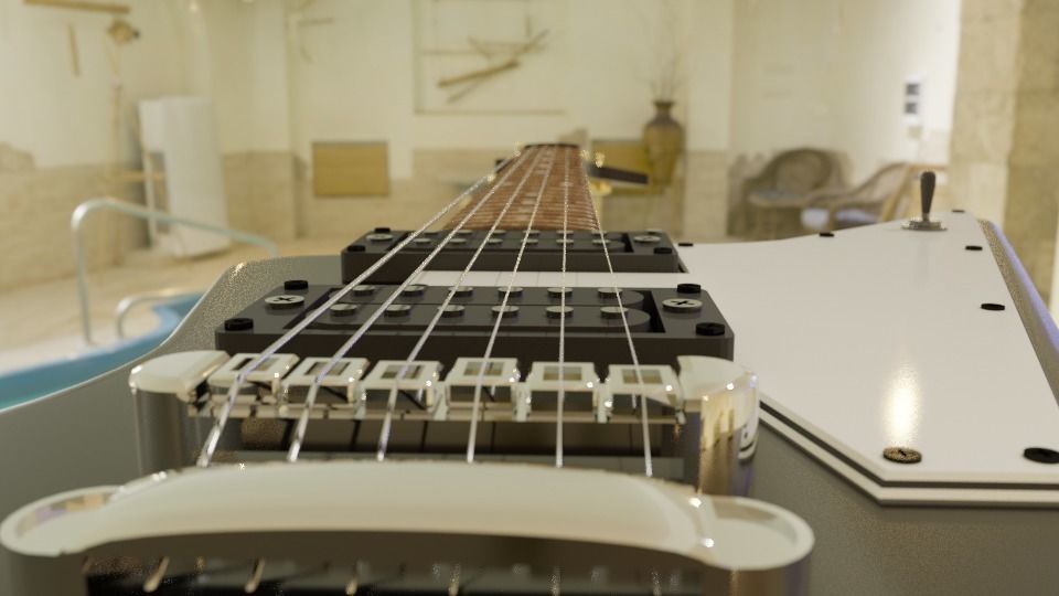 Gibson Explorer Classic Black 3D model_7