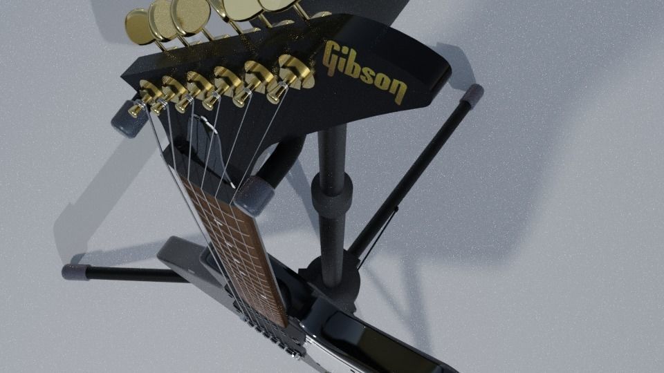 Gibson Explorer Classic Black 3D model_13