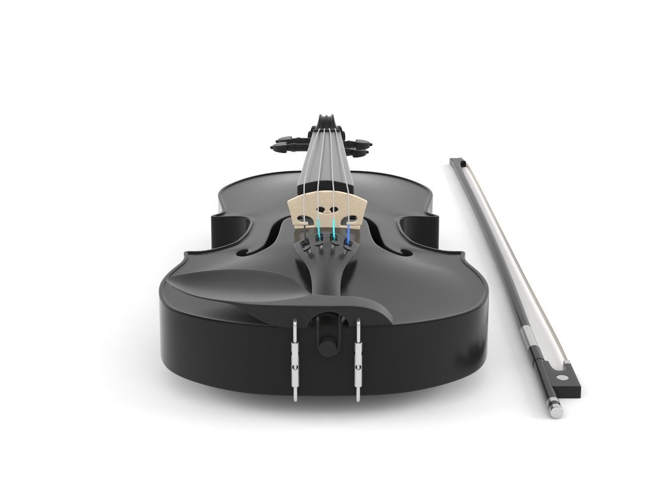Violin 3D model_3