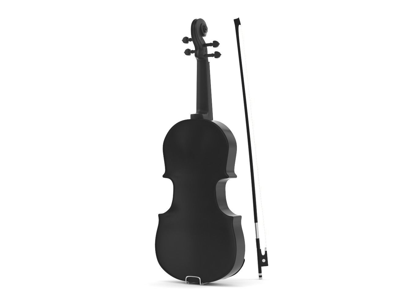Violin 3D model_4