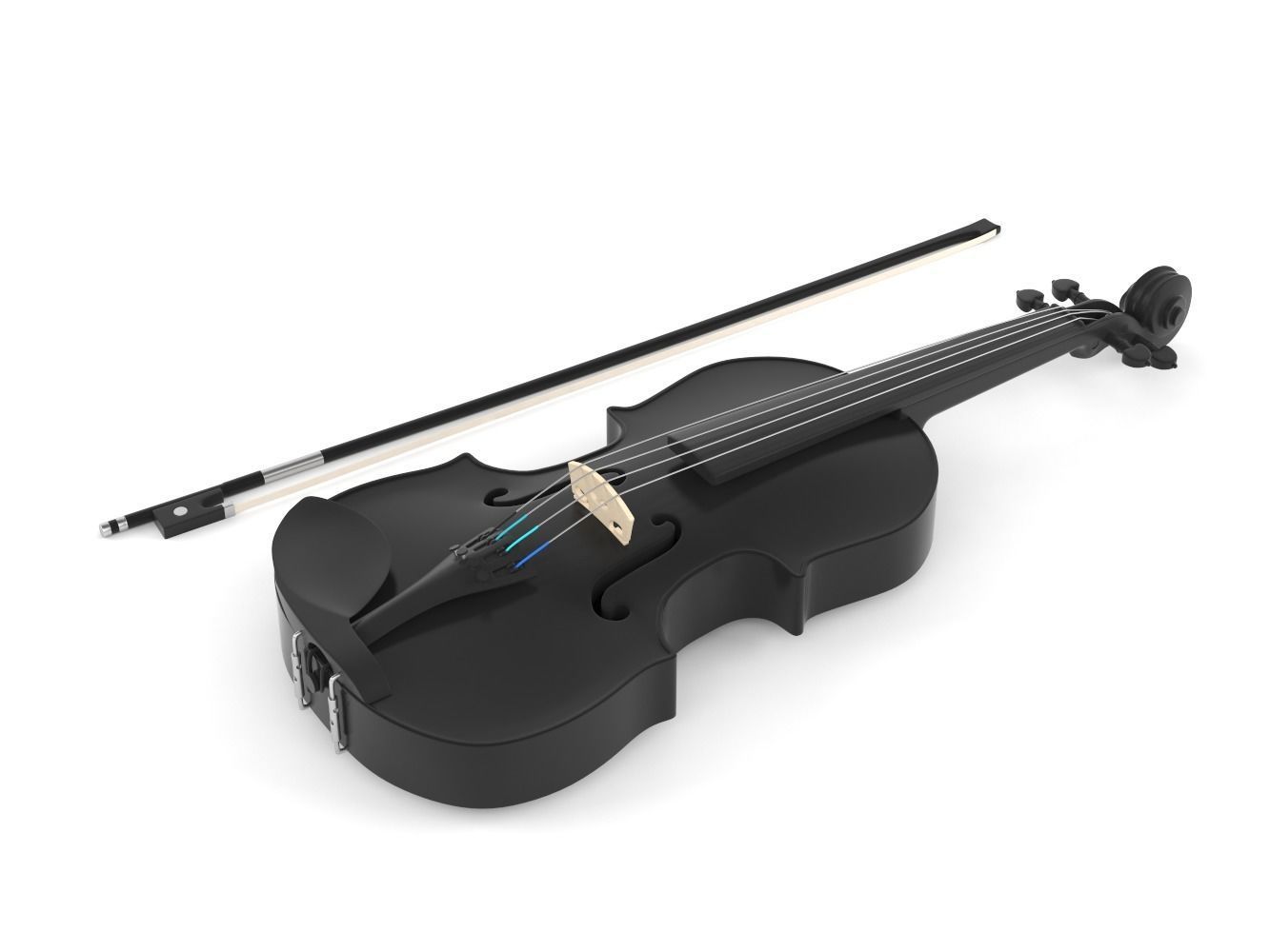 Violin 3D model_2