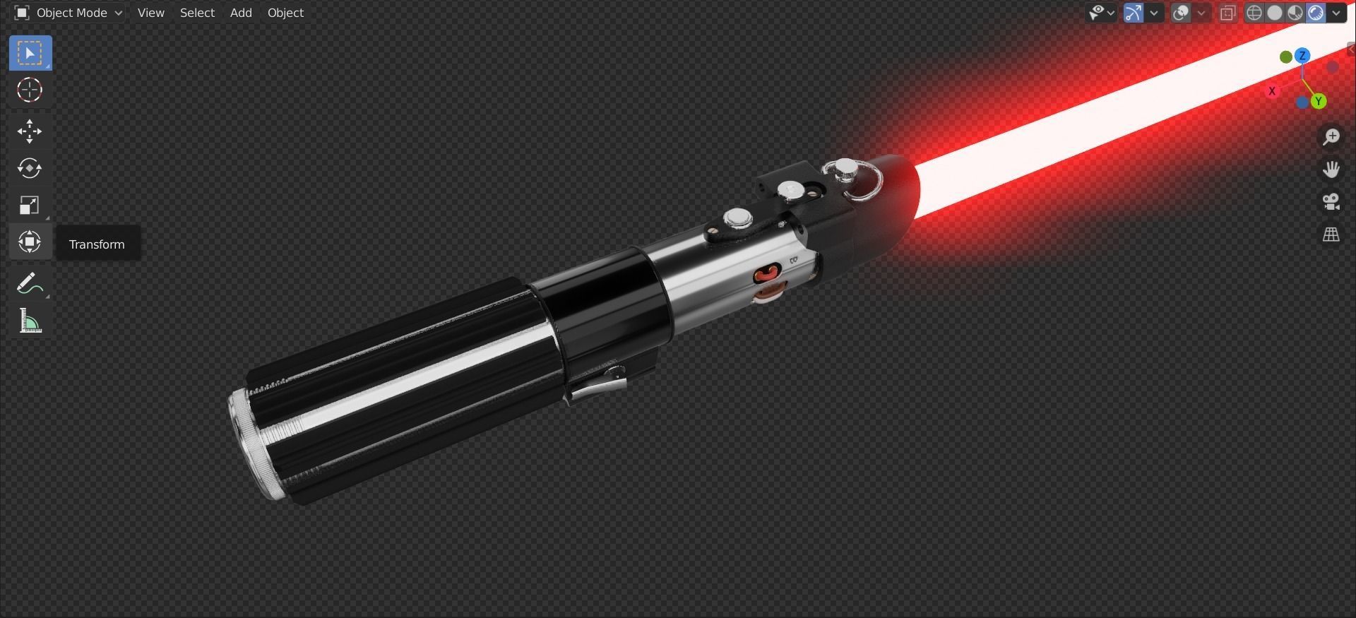 LIGHTSABER - DarthVader 3D model_9